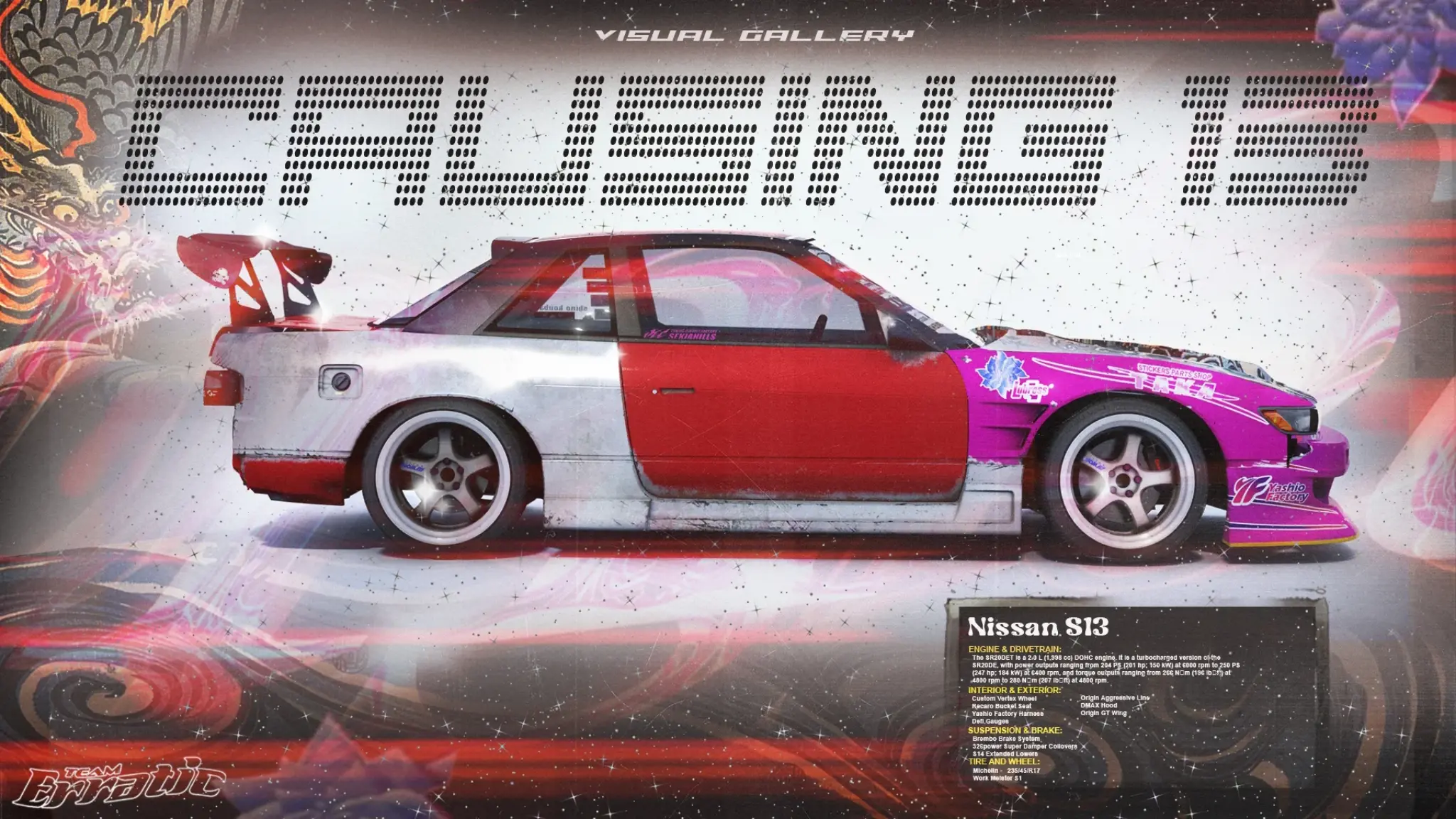 Team Erratic Drift Pack V1 Car Pack For Assetto Corsa